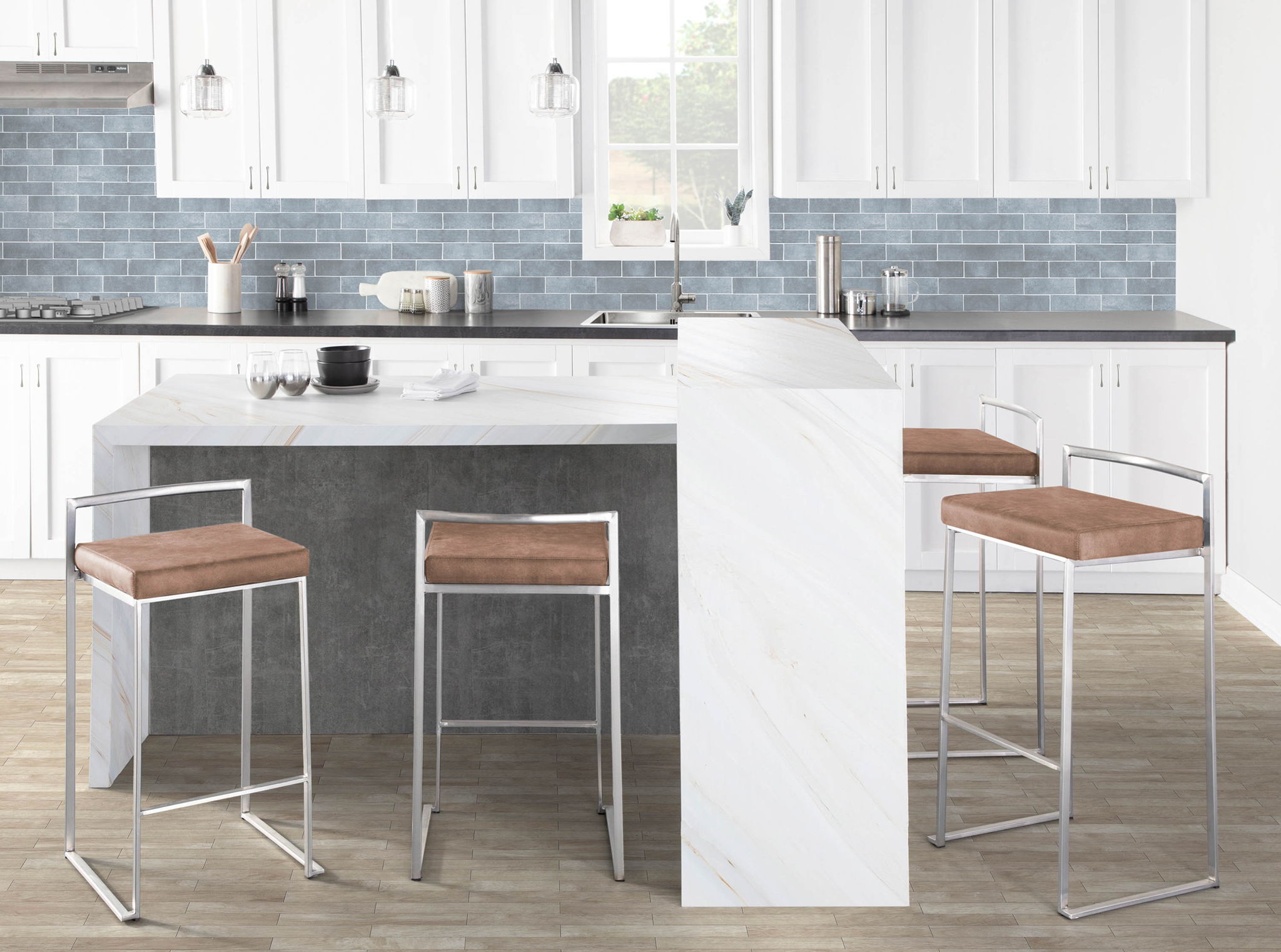 Fuji - Contemporary And Elegant Design Stackable Barstool