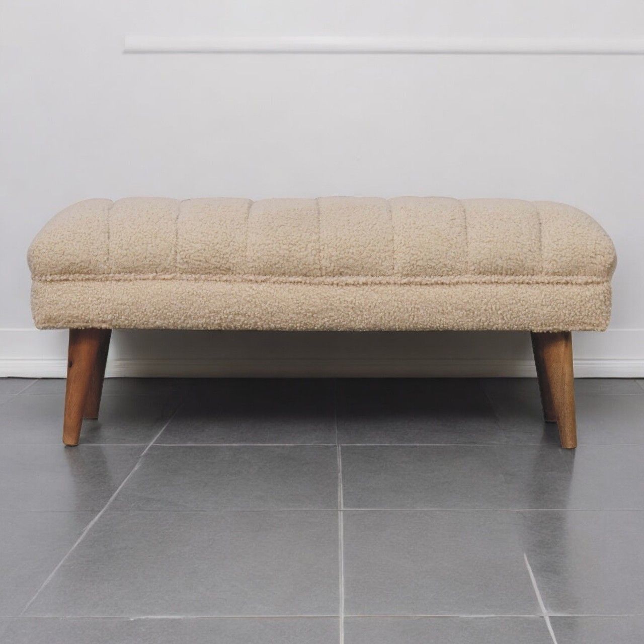 Puffer Bench - Beige