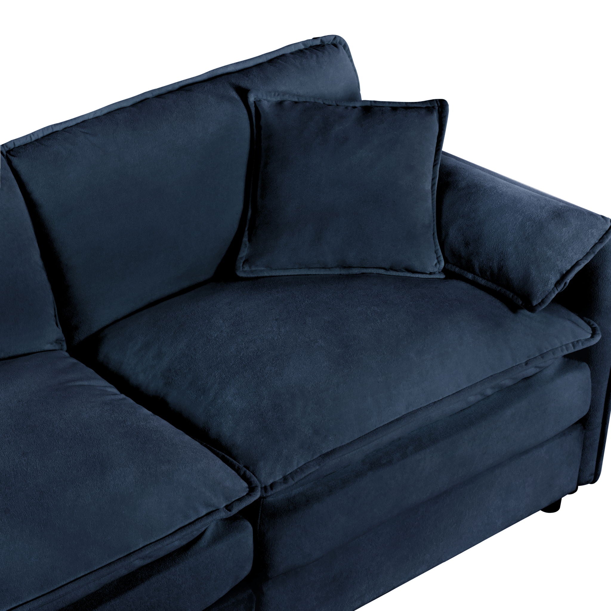 Modern Oversized Loveseat Sofa With Deep Seat And Diy Combination