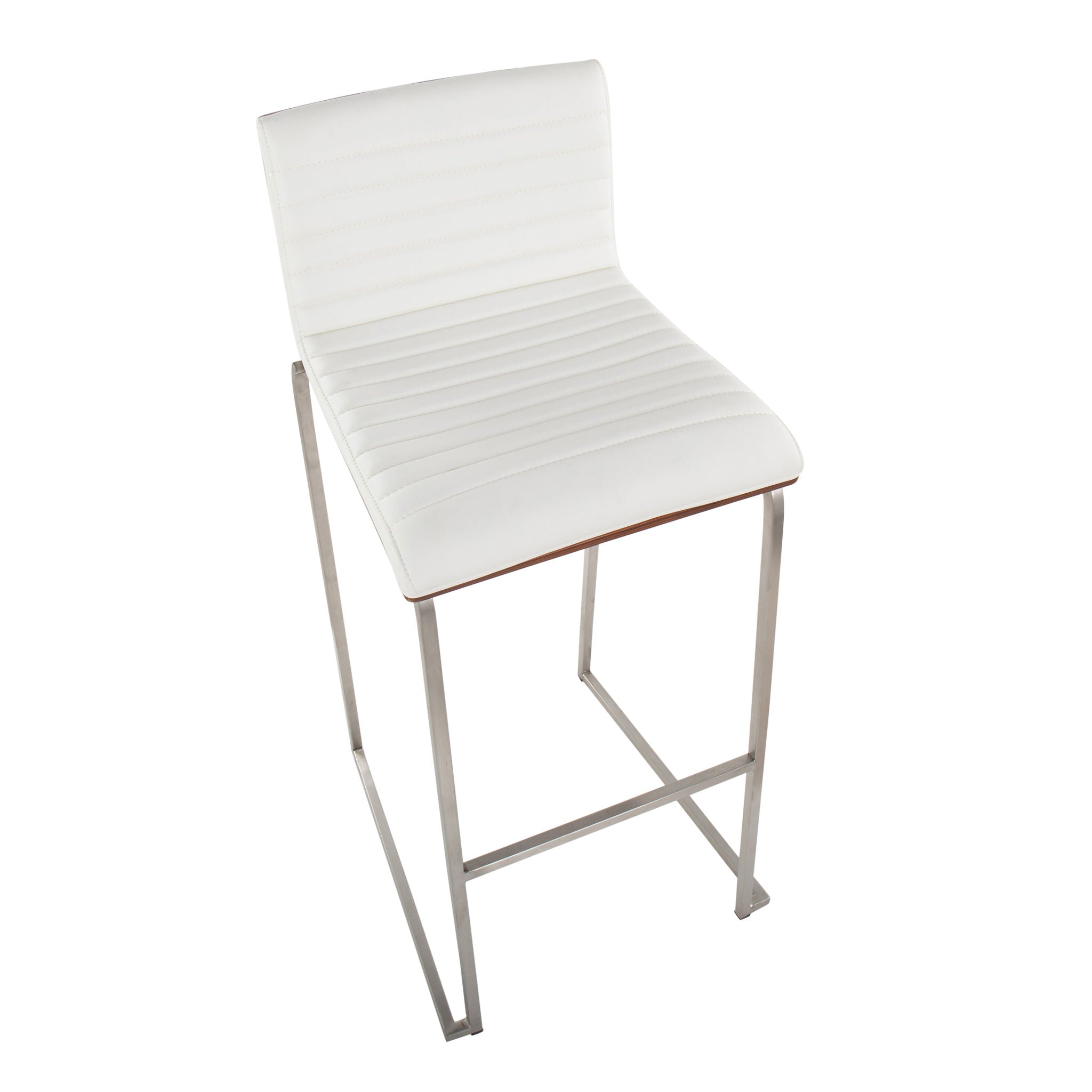 Mason Mara - Contemporary Fixed Height Barstool (Set of 2)