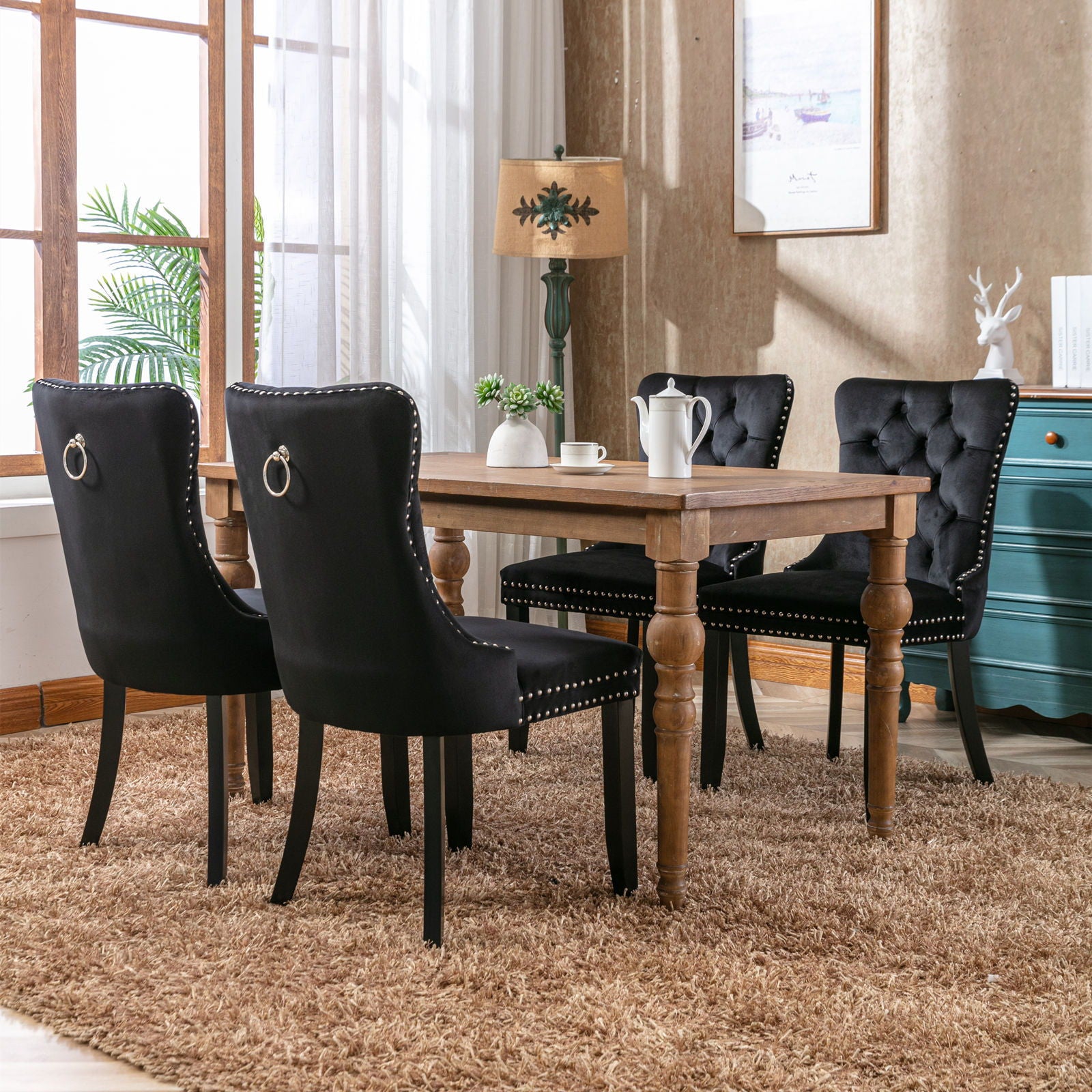 Nikki - High-End Tufted Dining Chair (Set of 2)