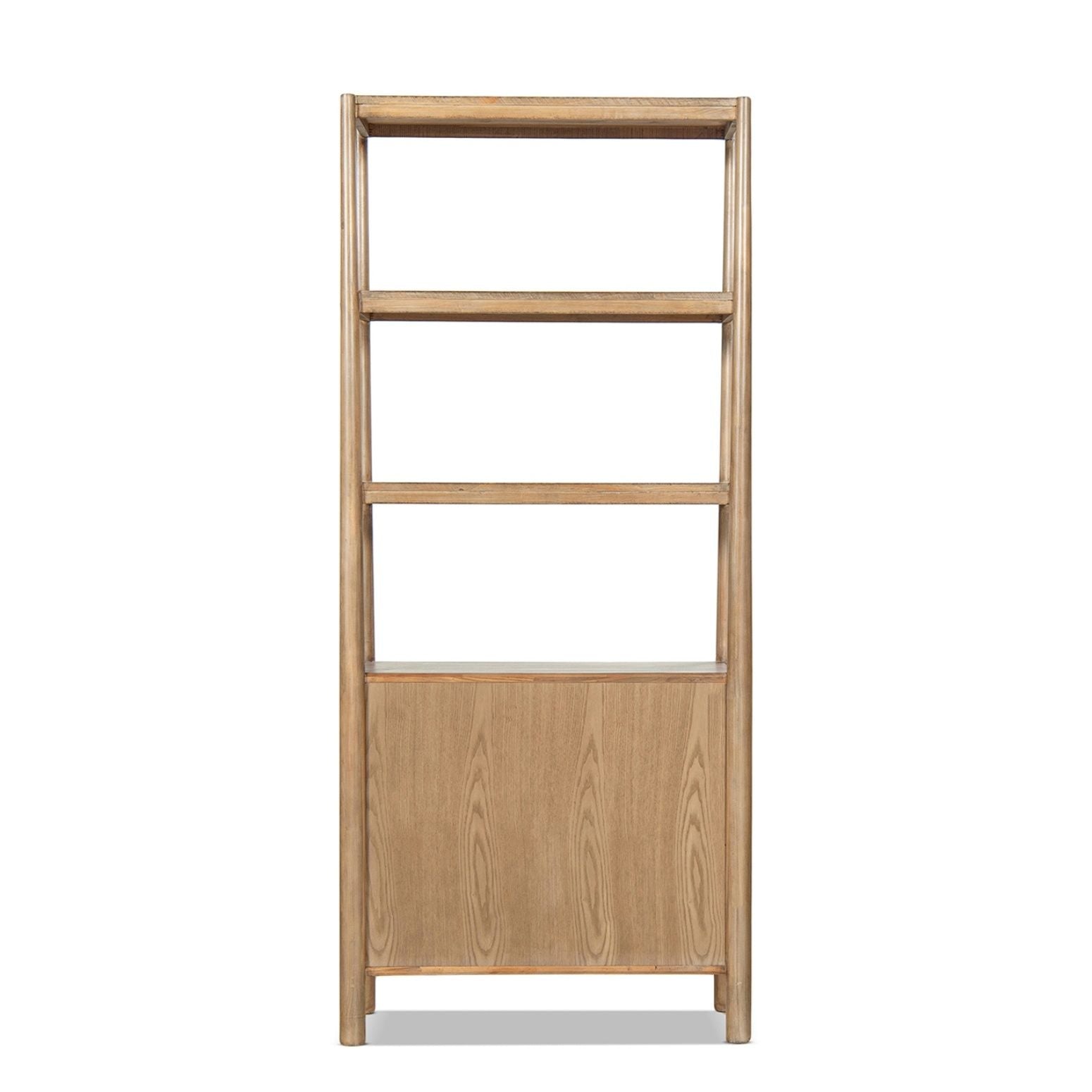Nolan - Bookcase With Lower Cabinet - Natural