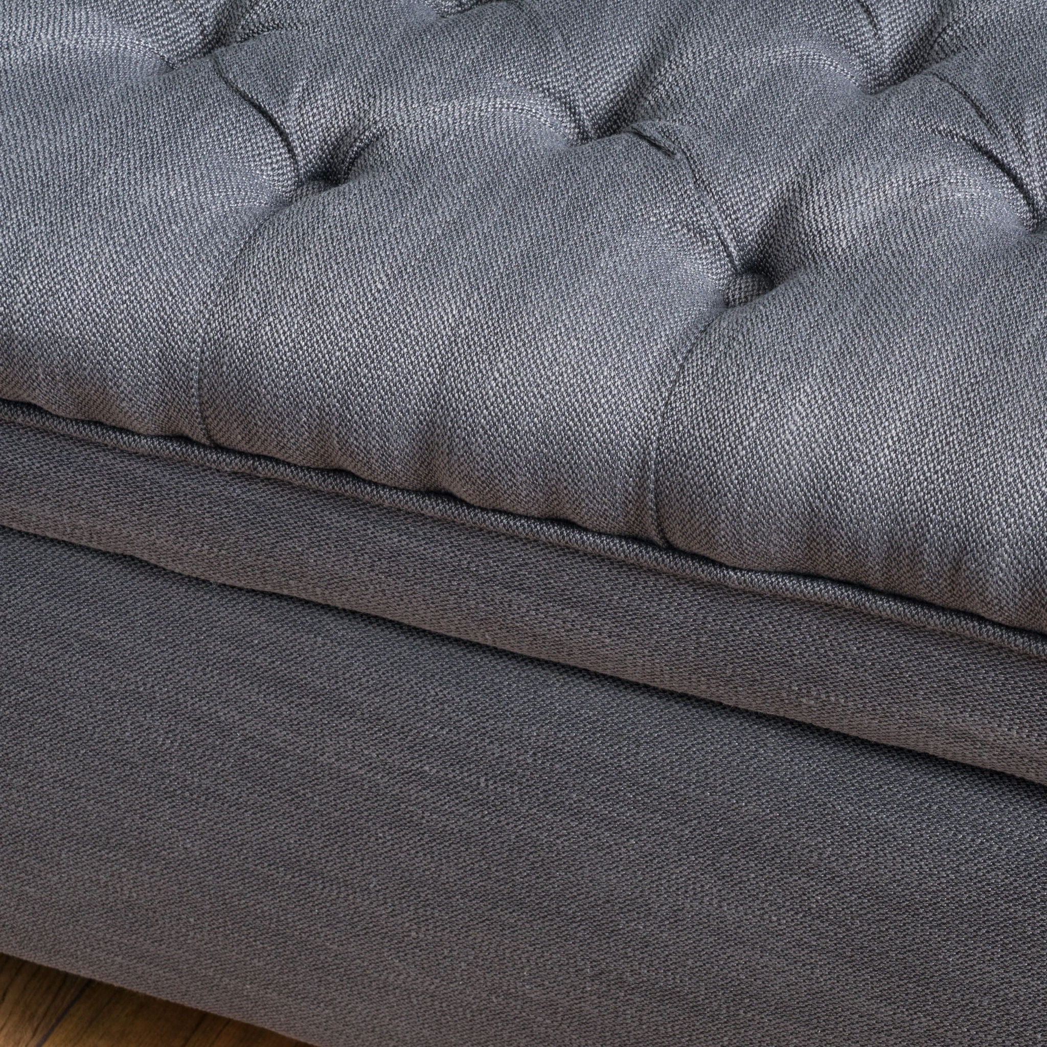 Juliana - Storage Ottoman With Birch Legs