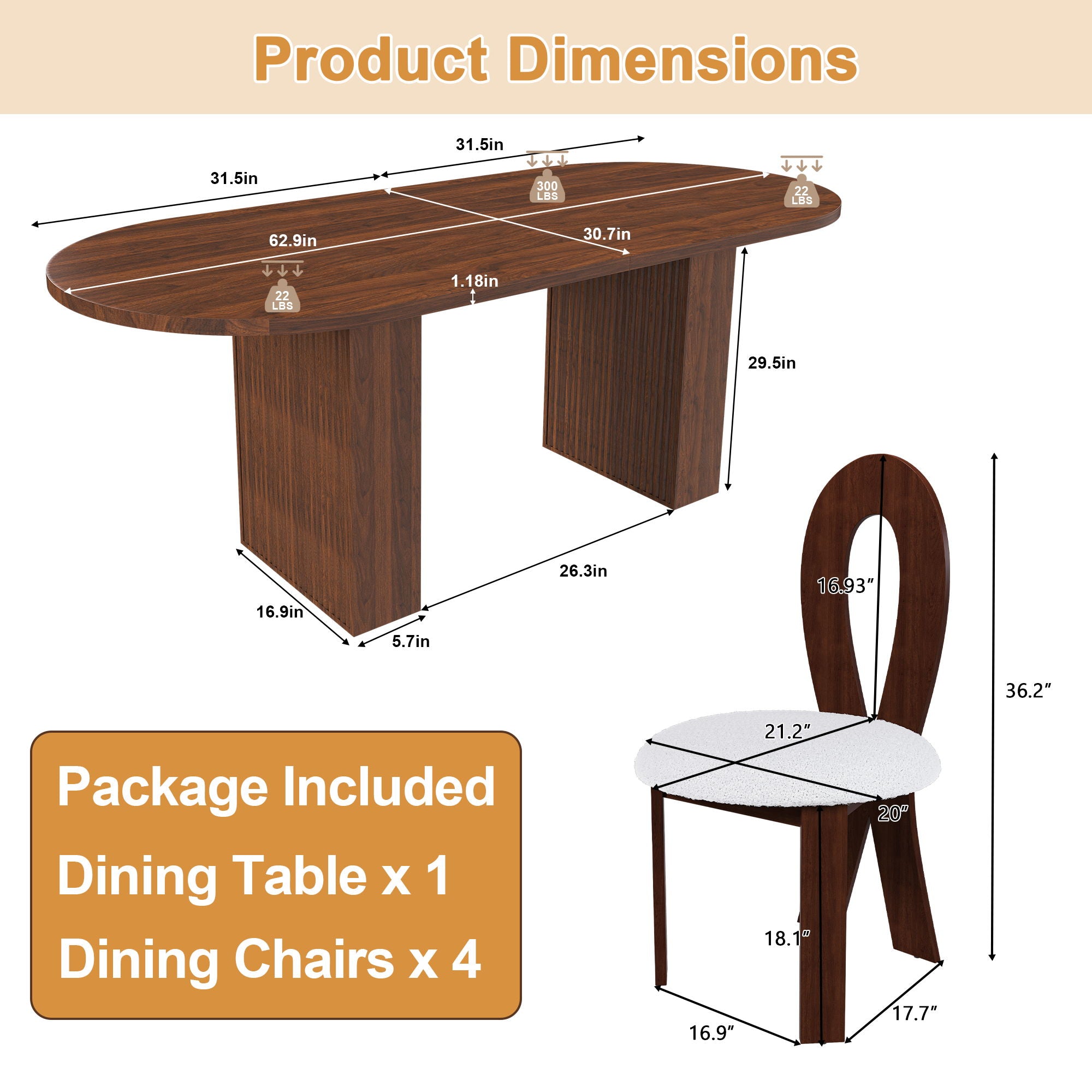 Modern Oval Dining Table With Chairs