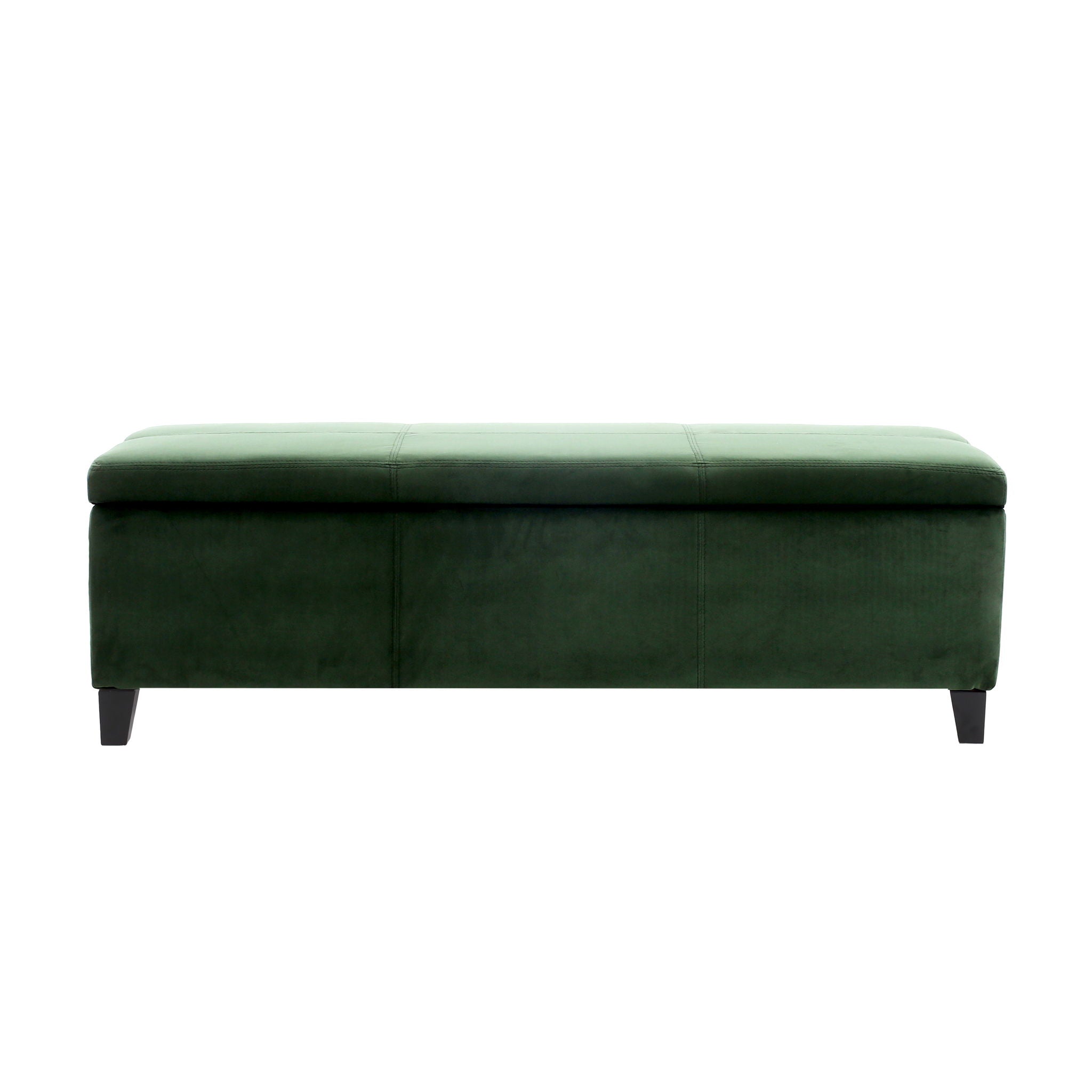 Glouster - Storage Ottoman - Retro Green
