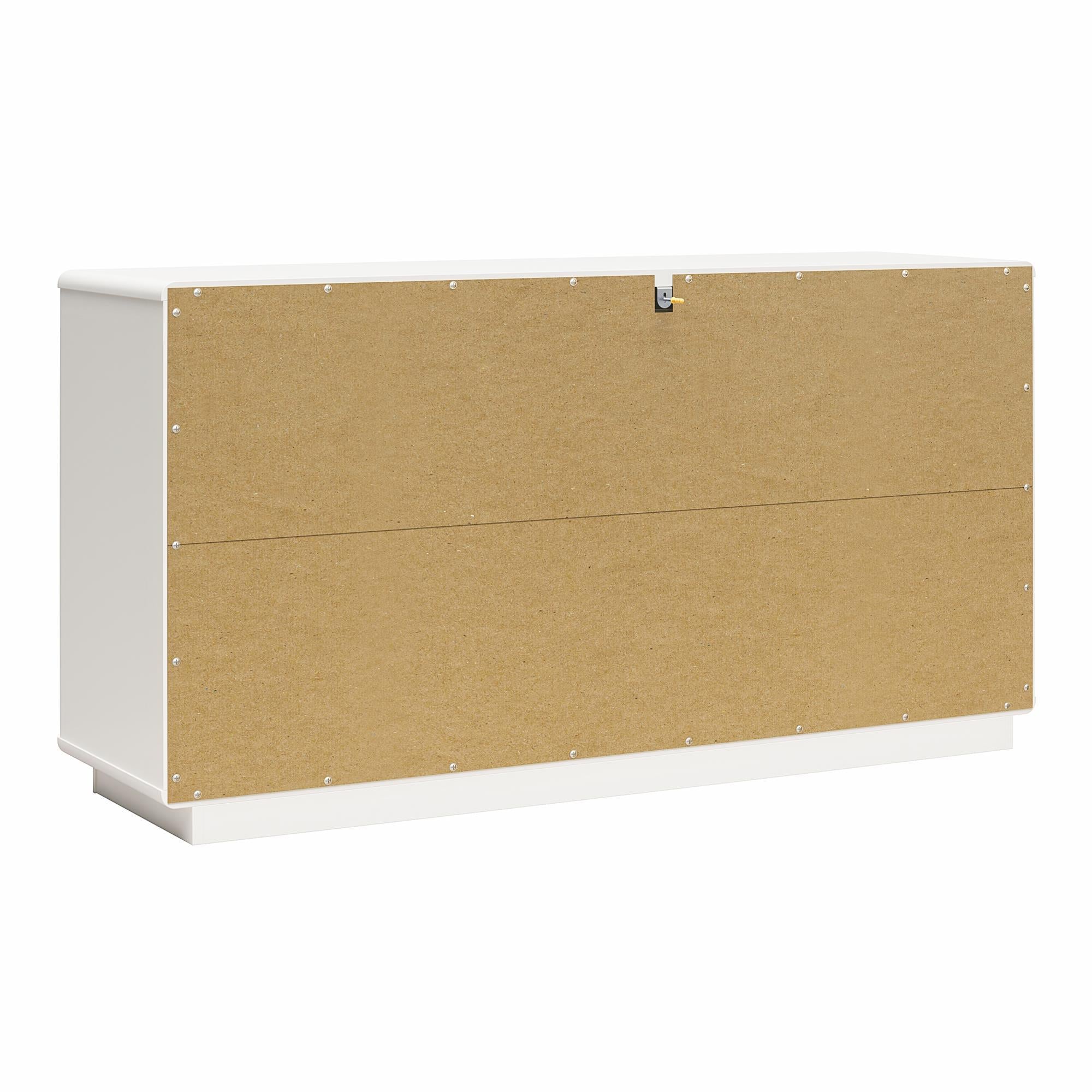 Valencia - 7 Drawer Wide Dresser - Taupe