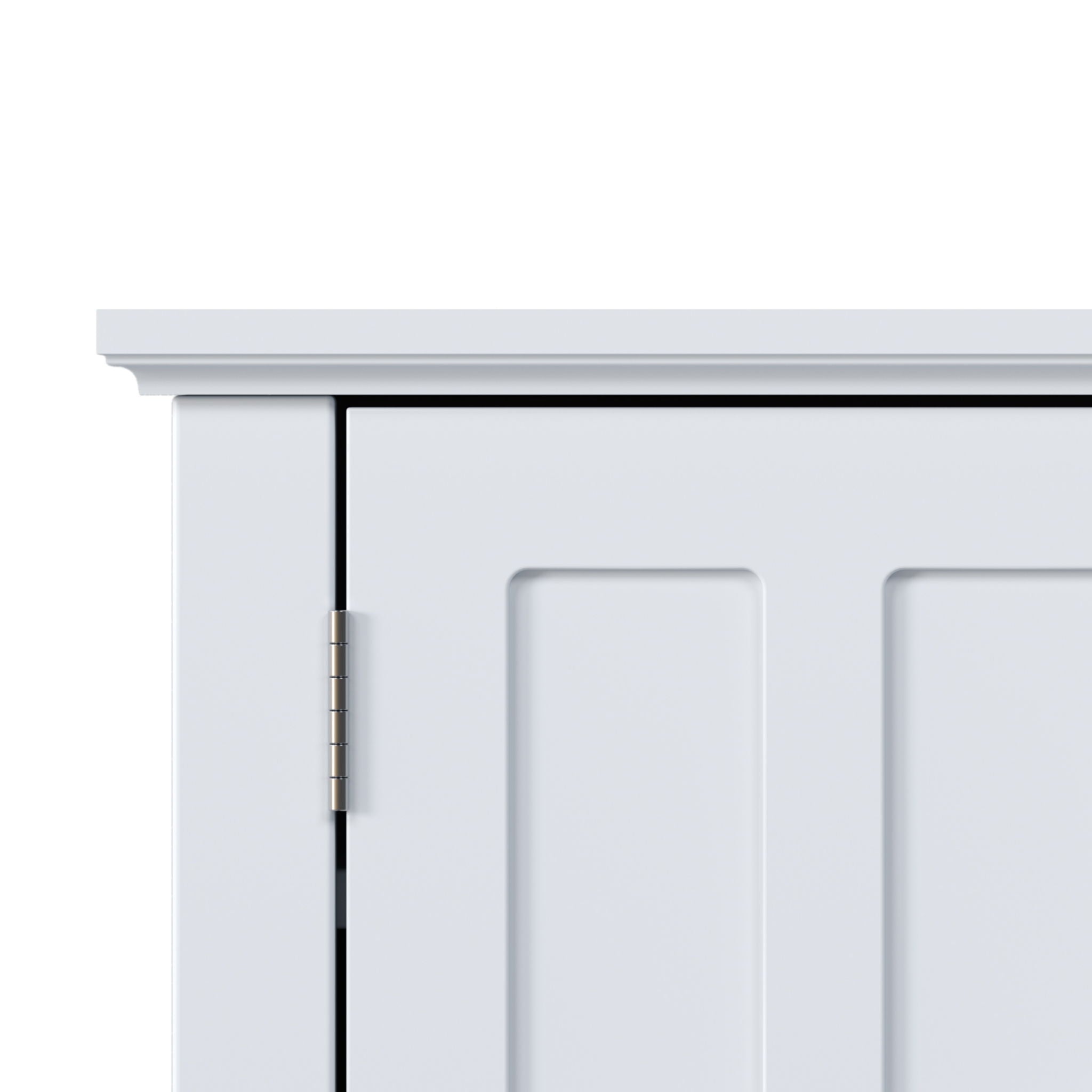 Multi Functional Wall Mounted Cabinet With Adjustable Shelves For Bathroom