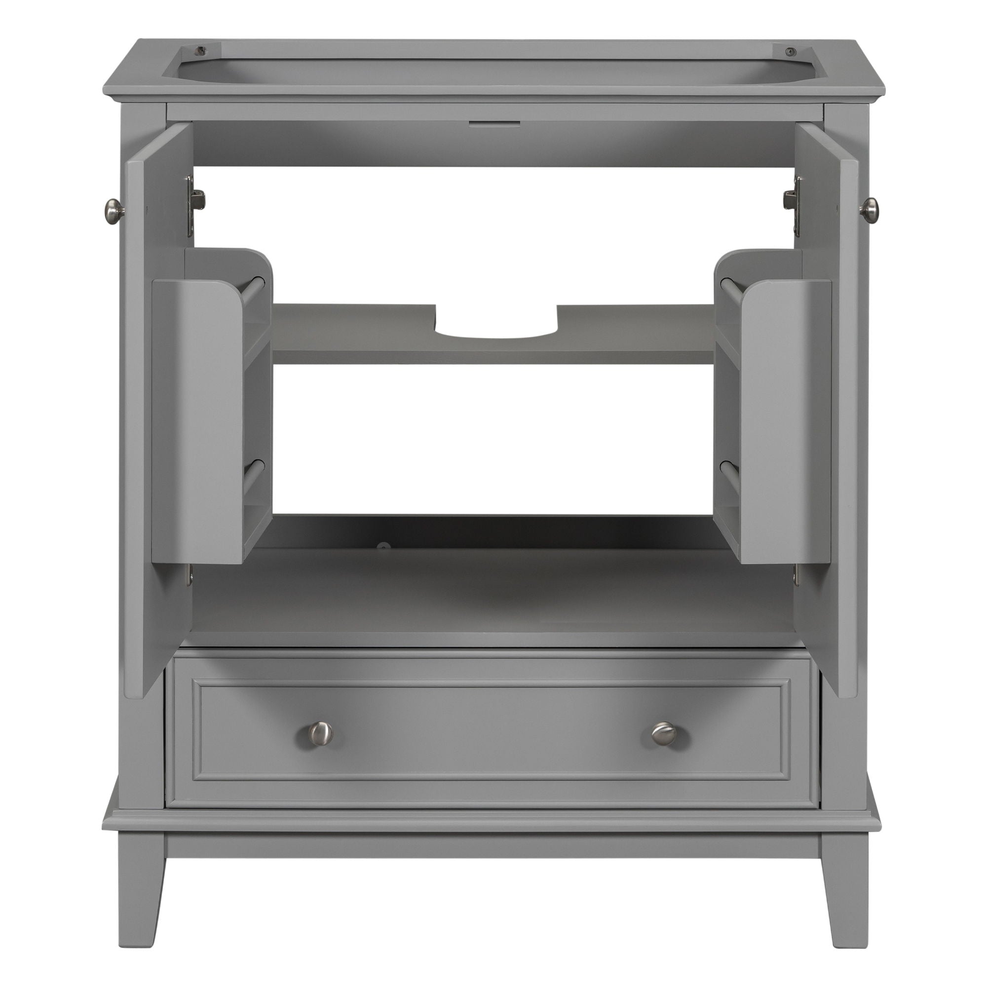 Modern Bathroom Vanity Base Only With Doors And Drawer