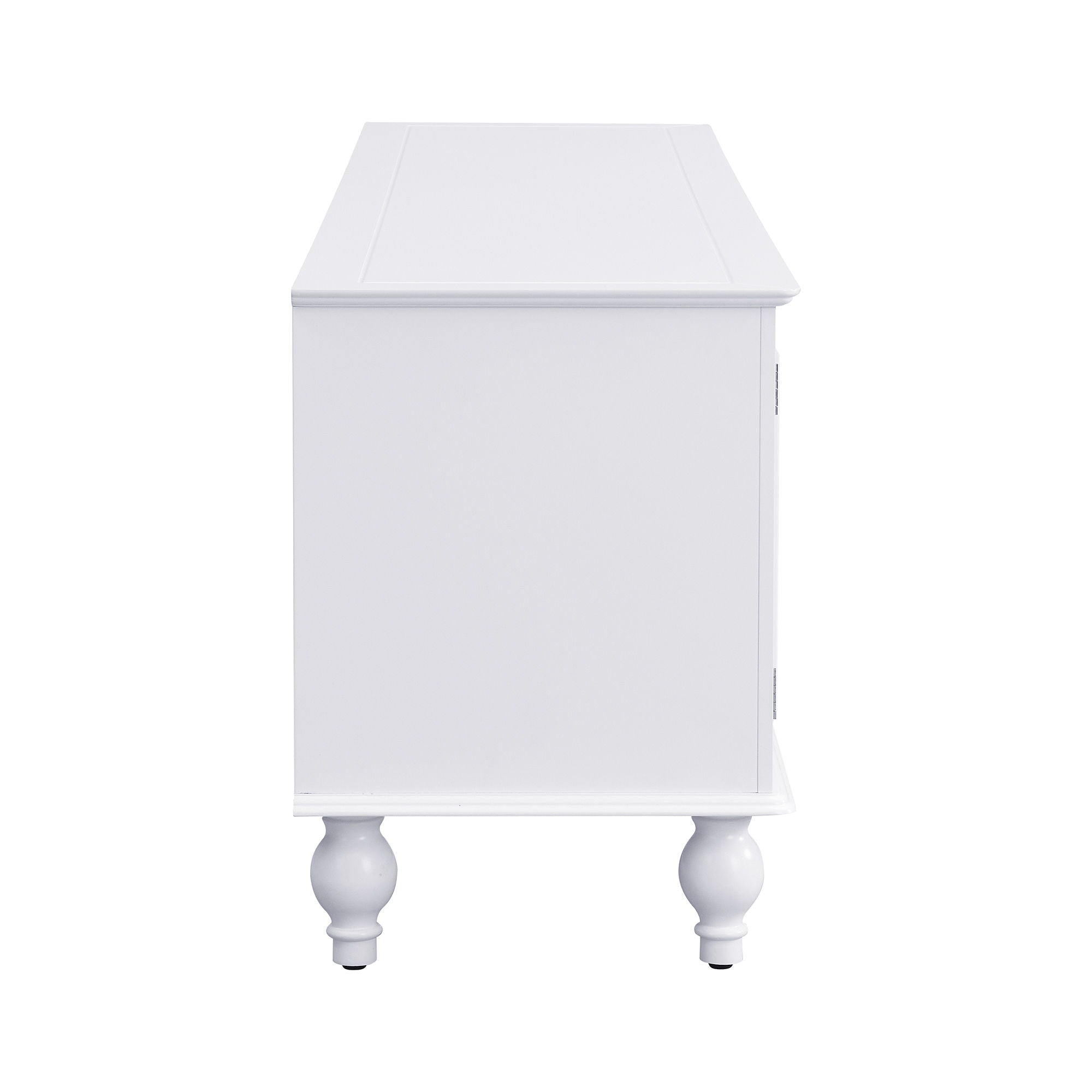 TV Stand For TVs Up To 80", Entertainment Center With Open Compartment