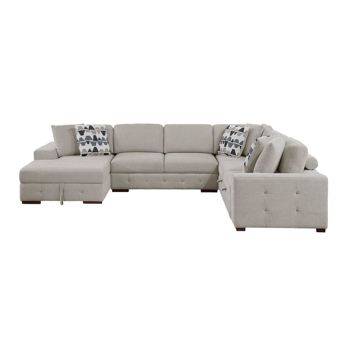 Raife - Sectional With Ottoman