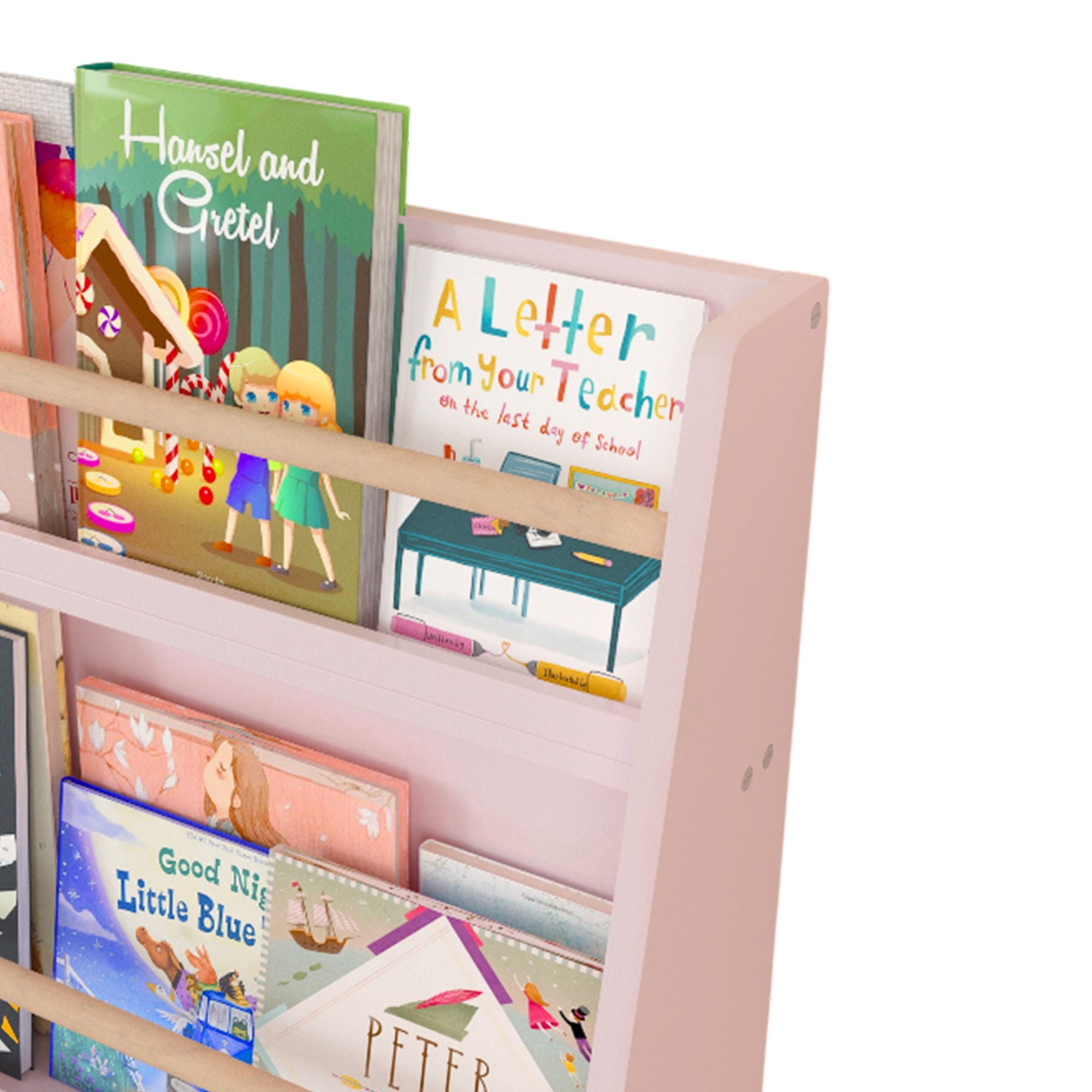 3 Tier Book Shelf, Compact Storage For Bedrooms