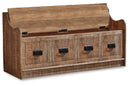 Garrettville Storage Bench