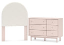 Wistenpine Pink Panel Bedroom Set