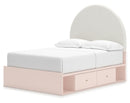 Wistenpine Upholstered Panel Bed with Storage