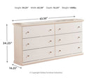 White Bostwick Shoals Panel Bedroom Set