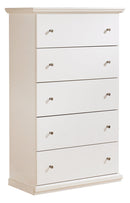 White Bostwick Shoals Panel Bedroom Set