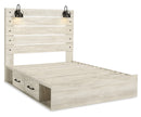 Cambeck Panel Bed with 2 Storage Drawers