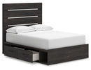 Hollivern Panel Bed with Storage