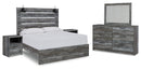 Baystorm Grey Panel Bedroom Set