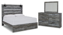 Baystorm Grey Panel Bedroom Set