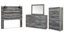 Baystorm Grey Panel Bedroom Set