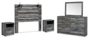 Baystorm Grey Panel Bedroom Set