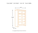 Zelen Five Drawer Chest