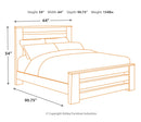 Zelen Brown Panel Bedroom Set
