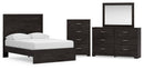 Belachime Black Bedroom Set