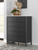 Cadmori Five Drawer Wide Chest