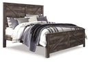 Wynnlow Grey Crossbuck Panel Bedroom Set