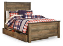 Trinell Bookcase Bed with 2 Storage Drawers