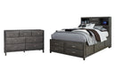 Caitbrook Grey Storage Bedroom Set
