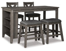 Caitbrook Counter Height Dining Table and Barstools