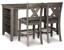 Caitbrook Counter Height Dining Table and Barstools