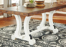 Valebeck Counter Height Dining Table and 4 Barstools