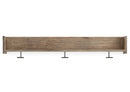 Oliah Wall Mounted Coat Rack w/Shelf