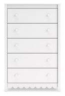 Hallityn Five Drawer Chest