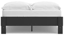 Socalle Panel Bedroom Set Platform Bed with Dresser, Chest and Nightstand Grey