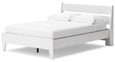 Socalle White or Blue Panel Headboard Bedroom Set