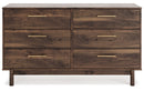 Calverson Six Drawer Dresser