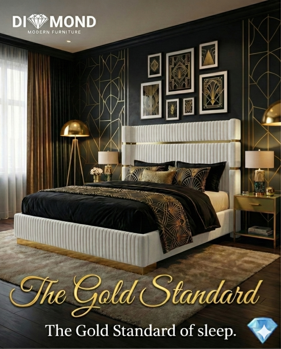 The Belgium White Premium Bed Frame