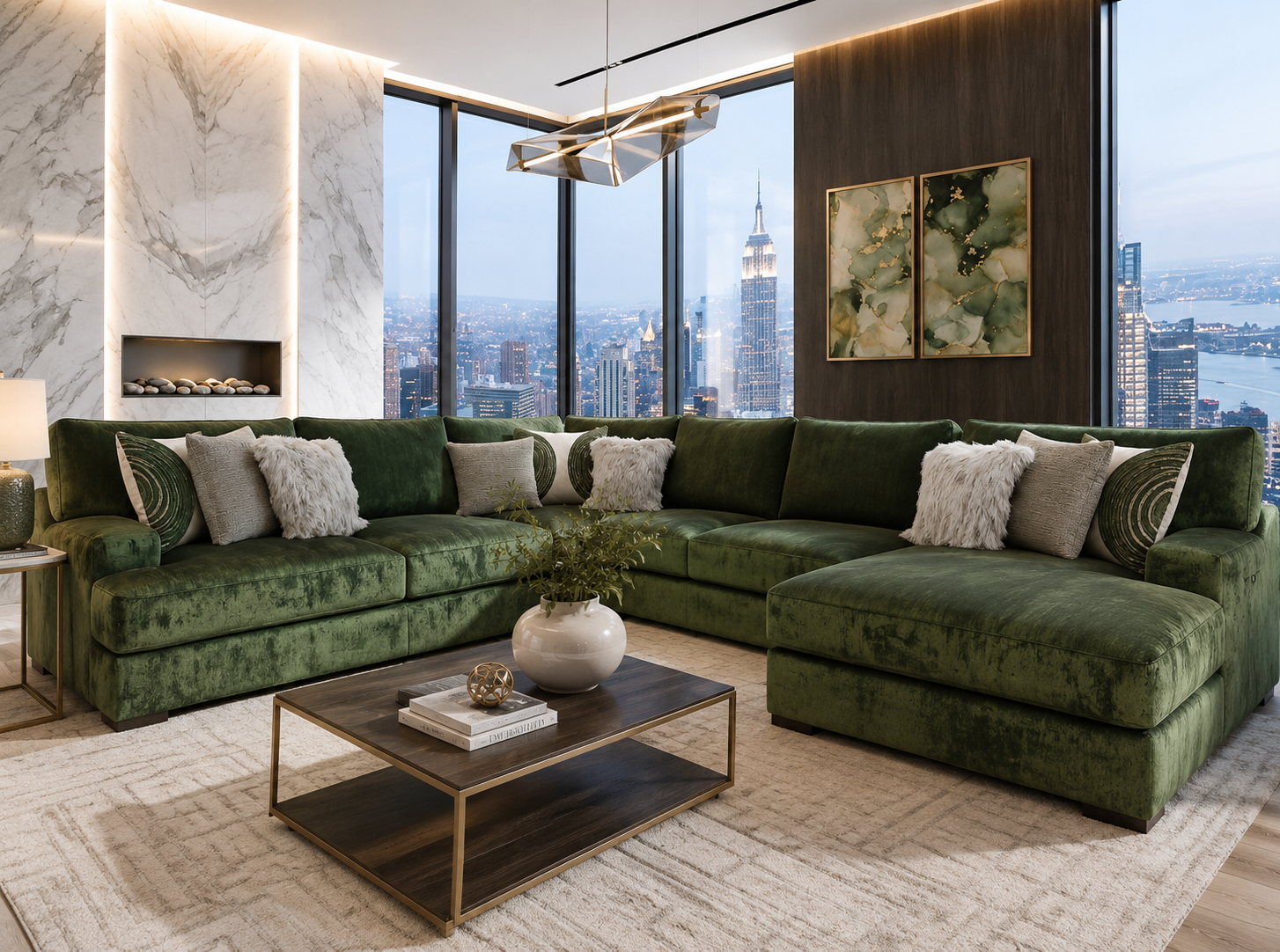 Luscious Pine 3PCS Sectional
