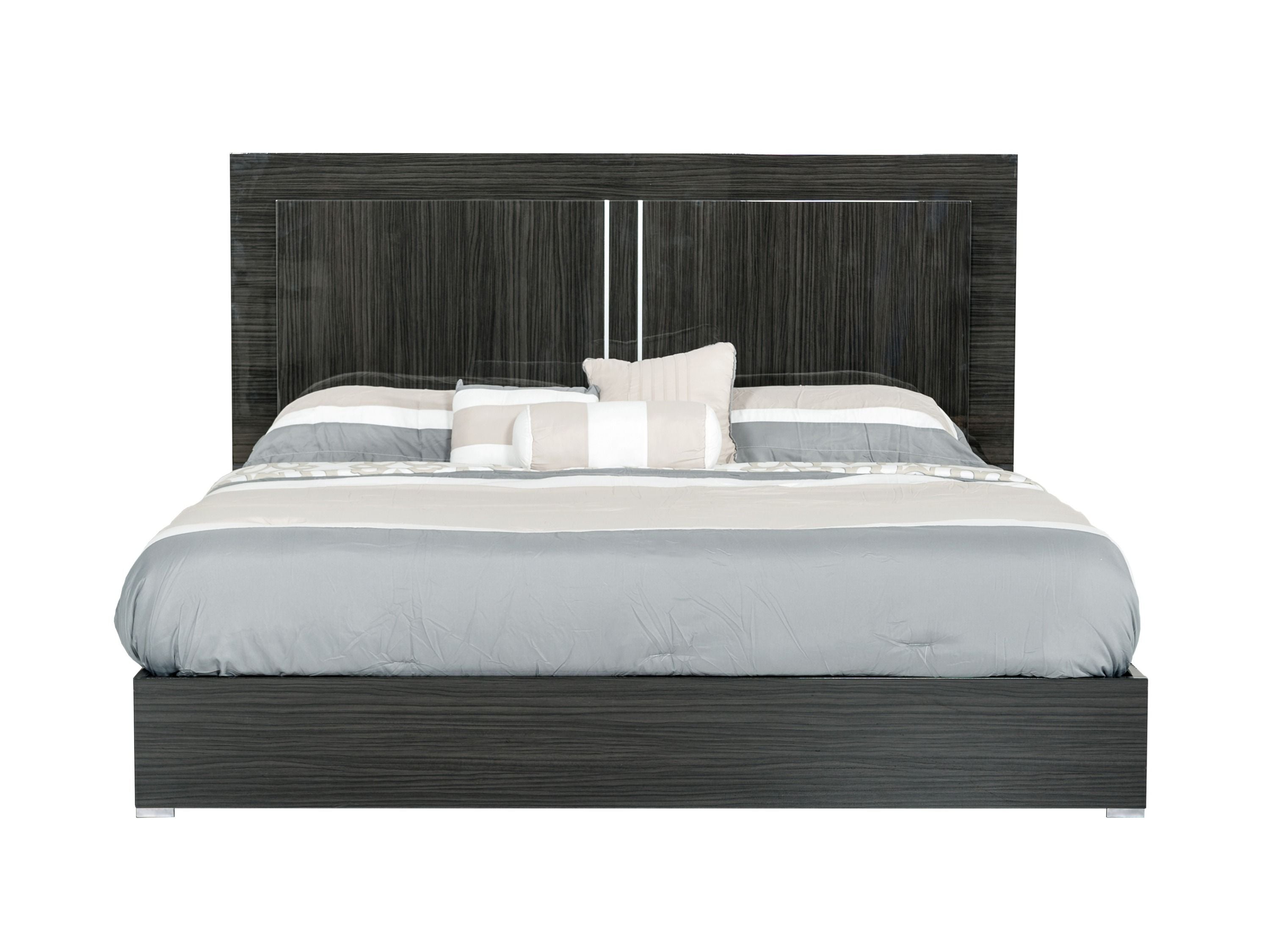 Modrest Ari Italian Modern Grey Bed