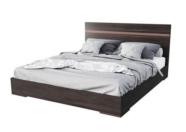 Nova Domus Benzon Italian Modern Dark Rovere Bed