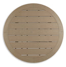 Fairen Trail Round Bar Table w/UMB OPT