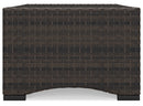 Windglow Outdoor Loveseat and 2 Chairs with Coffee Table