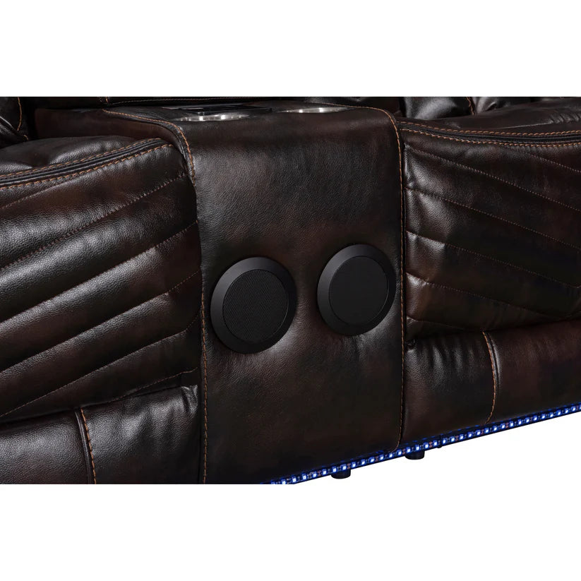 S2021 Lucky Charm Sectional (Brown)