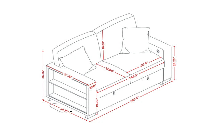 S3690 Bexley (Pull Out Bed)