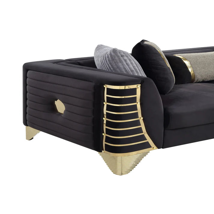 S4020 Donovan (Black) - Sectional